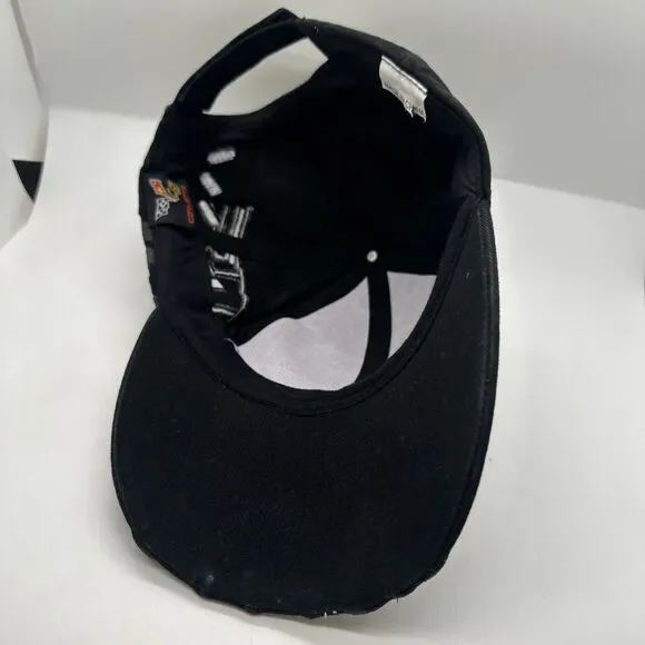 Rare GM Chevrolet Corvette C6 Offical Embroidered Black Hat Strap Back